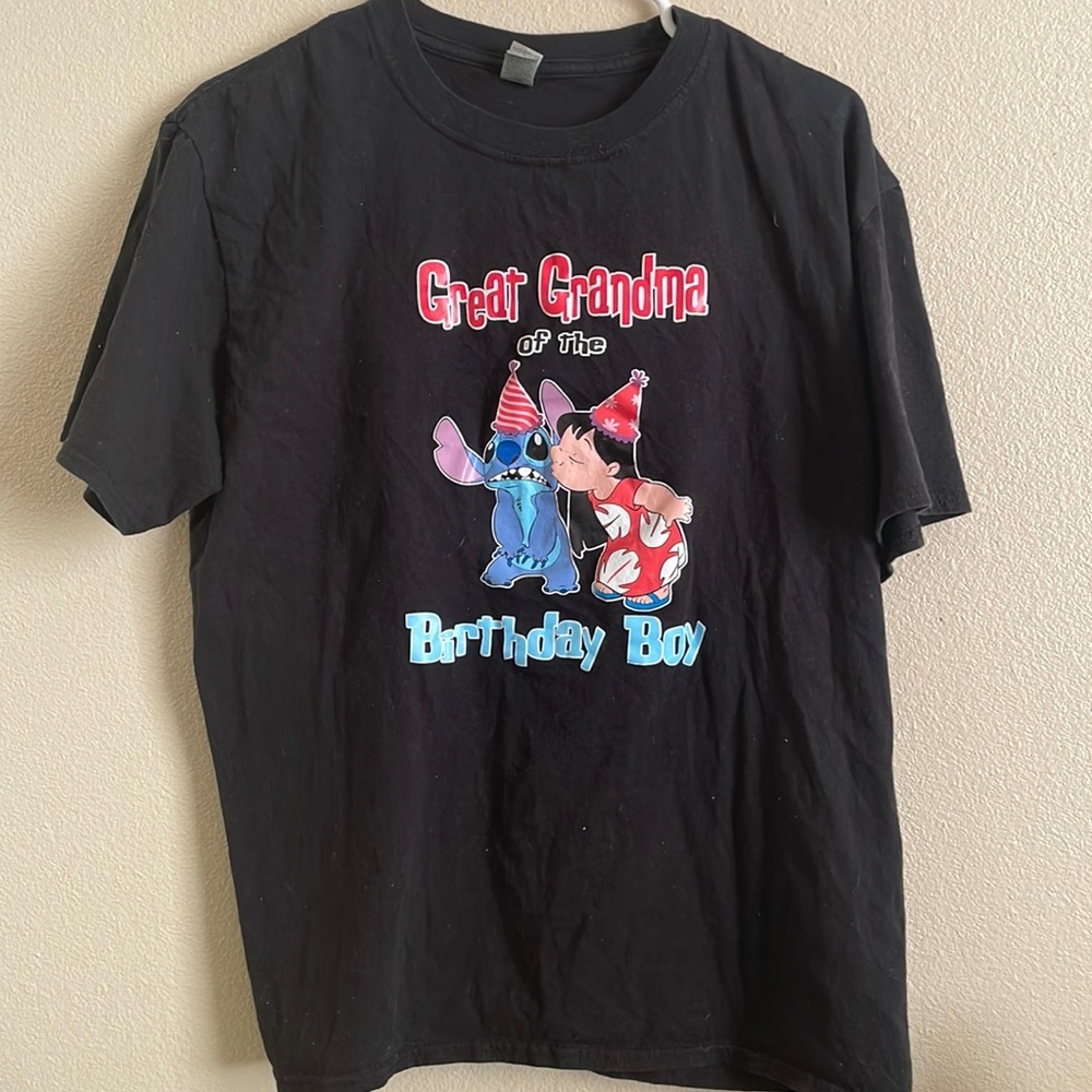 Great Grandma of the Birthday Boy Lilo and‎ Stitch T-Shirt